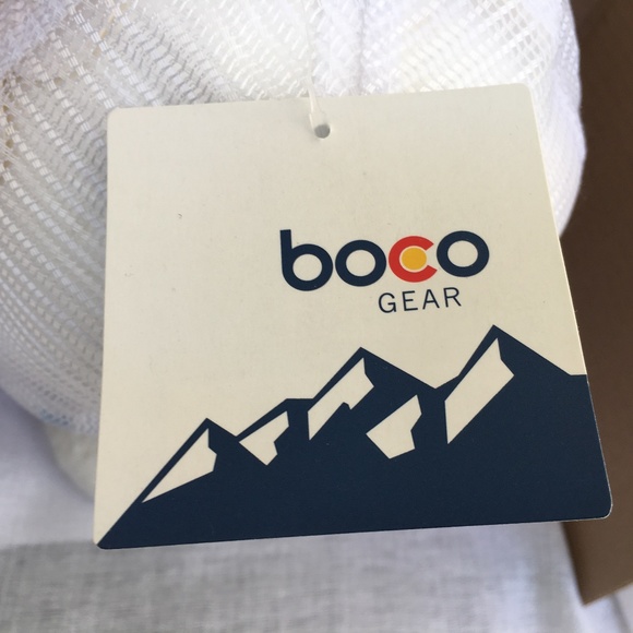 Boco Gear LifeSport Technical Trucker Hat Snapback One Size NWT White Blue Trees - Picture 9 of 10